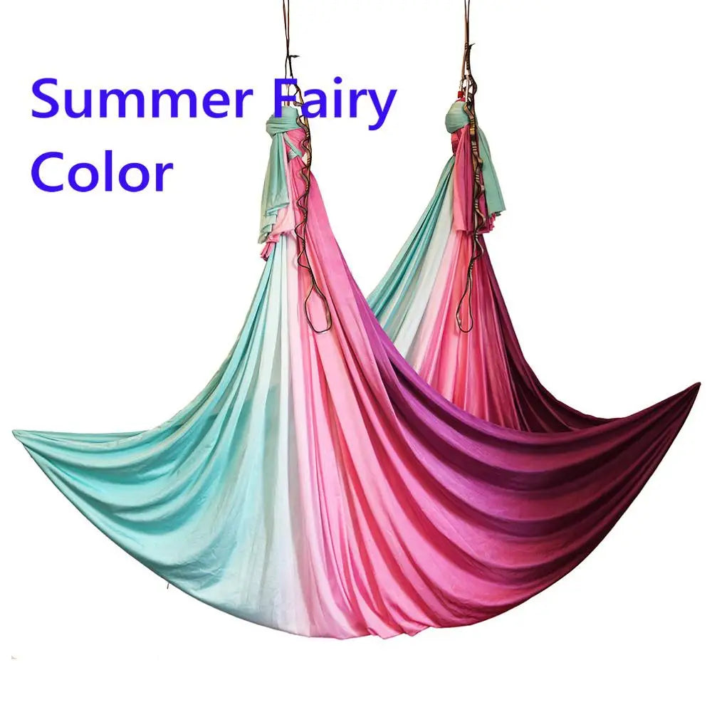 Aerial Yoga Silk Yoga Hammock Swing anti Gravity Equipment Aerial Yoga Strap Fitness Aerial Silk Home Gym Whole Yoga Workout