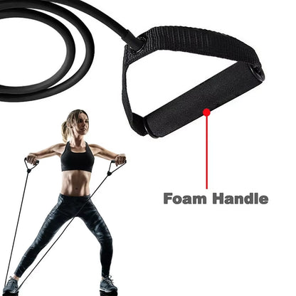 120Cm Yoga Pull Rope Resistance Bands Fitness Gum Elastic Bands Fitness Equipment Rubber Expander Workout Exercise Training Band