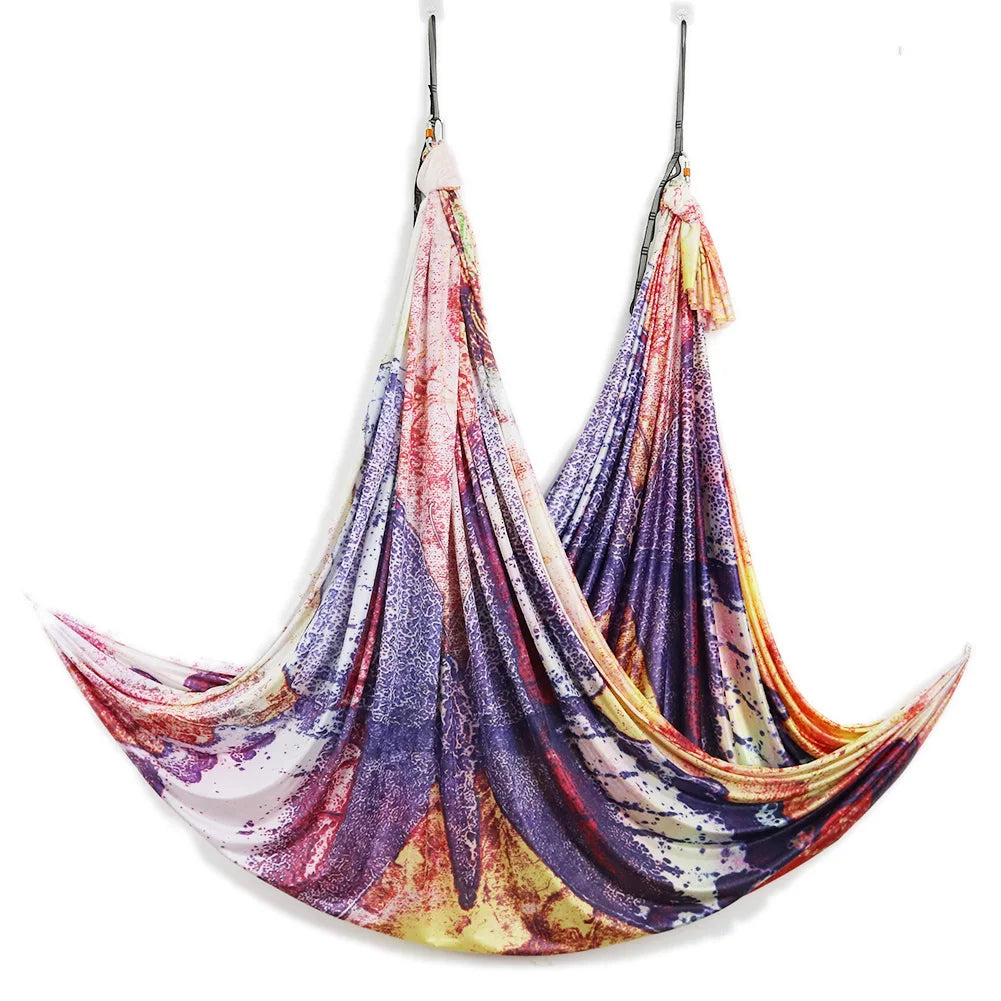 Aerial Yoga Silk Yoga Hammock Swing anti Gravity Equipment Aerial Yoga Strap Fitness Aerial Silk Home Gym Whole Yoga Workout